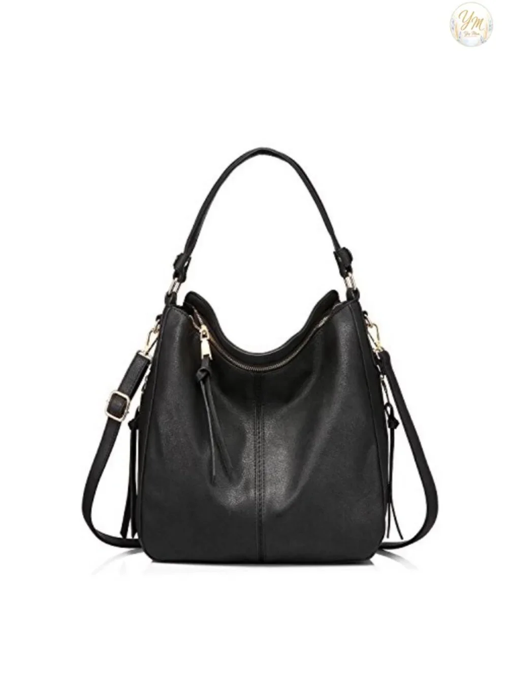 Hobo Crossbody Bag for Women, Designer Shoulder Purse Handbags with Faux Leather